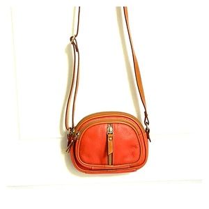 Valentina Peach Crossbody Bag